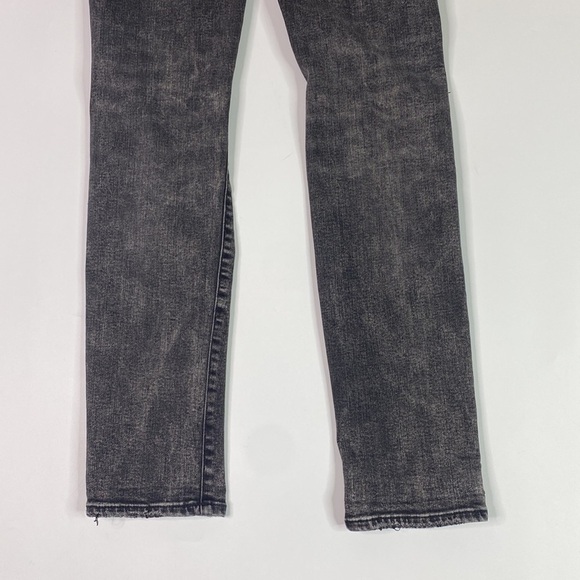American Eagle Next Level Flex Slim Grey Black Distressed Jeans 28x32 - Picture 7 of 14